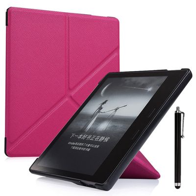 7" Foldable Stand Case Designed for Kindle Oasis (10th Gen, Released 2019 & 9th Gen, Released 2017) Stand Cover with Auto Wake/Sleep and Stylus