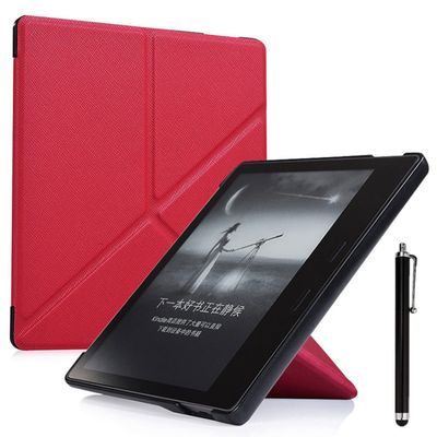 7" Foldable Stand Case Designed for Kindle Oasis (10th Gen, Released 2019 & 9th Gen, Released 2017) Stand Cover with Auto Wake/Sleep and Stylus