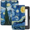 BOZHUORUI Slim Case for Kindle Paperwhite 5th/6th/7th Generation Prior to 2018 (2012-2017 Release,Model EY21 & DP75SDI) - Premium PU Leather Protective Cover with Auto Sleep/Wake (Starry Sky) view 1