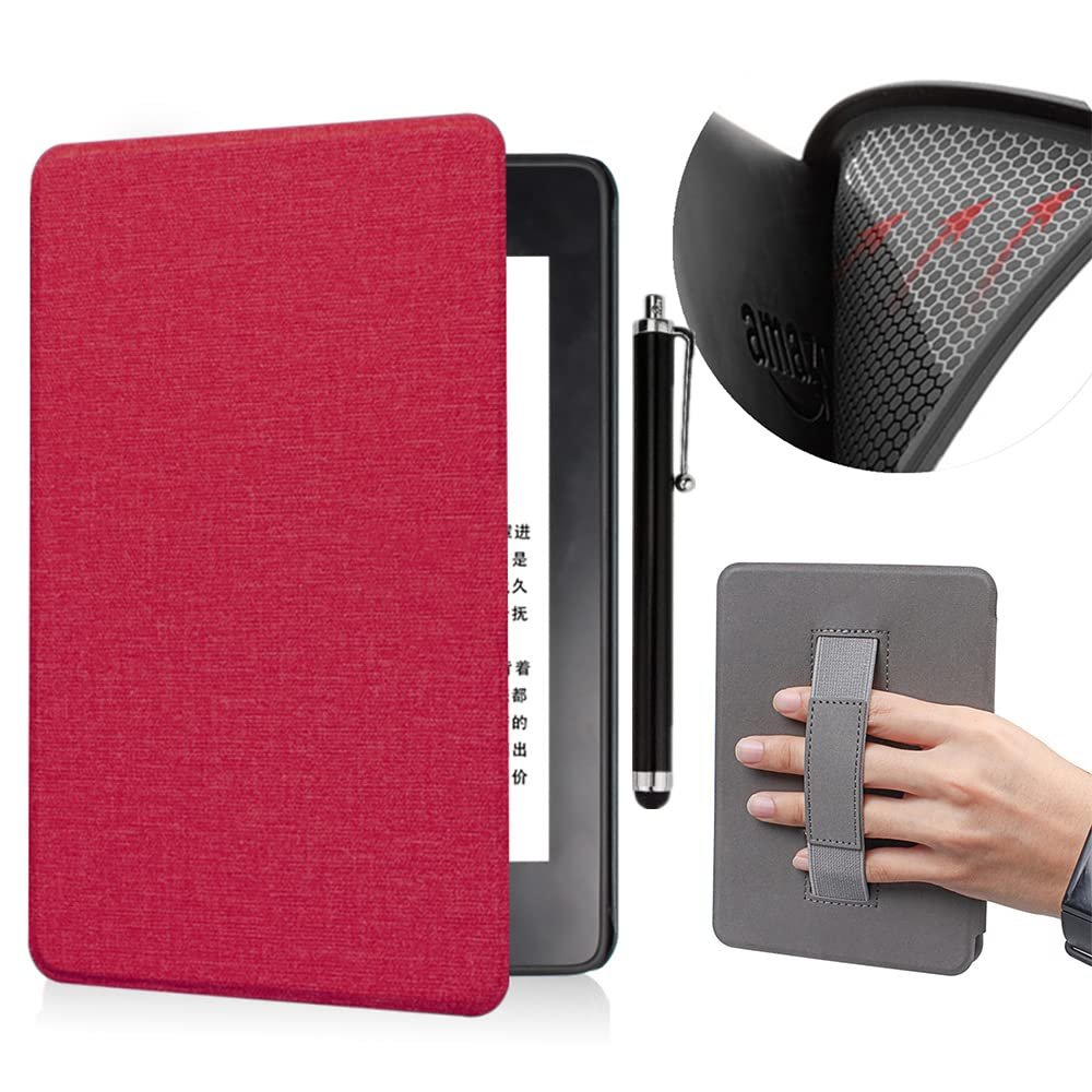6" Soft Protective Case for Kindle Paperwhite 5th, 6th and 7th, (Model EY21 & DP75SDI) with Auto Wake/Sleep and Hand Strap