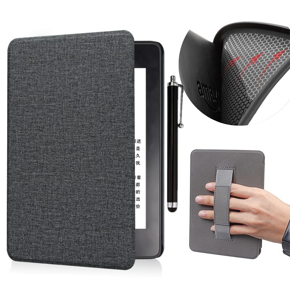 6" Soft Protective Case for Kindle Paperwhite 5th, 6th and 7th, (Model EY21 & DP75SDI) with Auto Wake/Sleep and Hand Strap