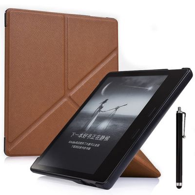 7" Foldable Stand Case Designed for Kindle Oasis (10th Gen, Released 2019 & 9th Gen, Released 2017) Stand Cover with Auto Wake/Sleep and Stylus