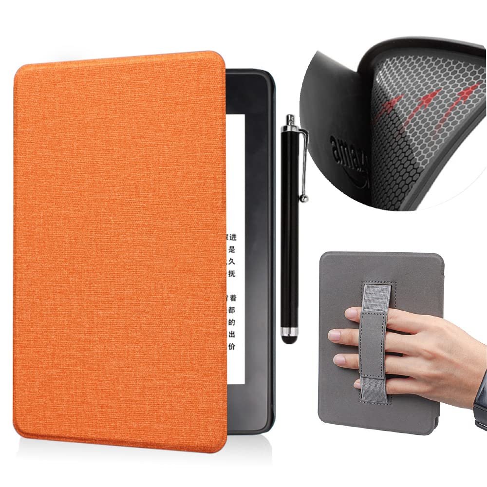 6" Soft Protective Case for Kindle Paperwhite 5th, 6th and 7th, (Model EY21 & DP75SDI) with Auto Wake/Sleep and Hand Strap