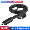 Wiistar PS2 to HDMI Converter Adapter PS2 HDMI Cable 1m/3.2ft Video Converter for HDTV HDMI Monitor Supports All PS 2 Display Modes view 2