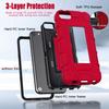 ZoneFoker for iPod Touch 7th Generation Case, iPod Touch 6th / 5th Generation Case Heavy Duty Shockproof Rugged Cover for Apple iPod Touch 7/6/5 Generation Case Red view 2
