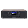 Ocean Digital WR-800 FM Wi-Fi Internet Radio Stereo Speakers Micro SD Line Out Aux in 30,000+ Stations Stress Relief Relaxation Sleep Aid 2.8" Color Display Wooden Casing Black view 3