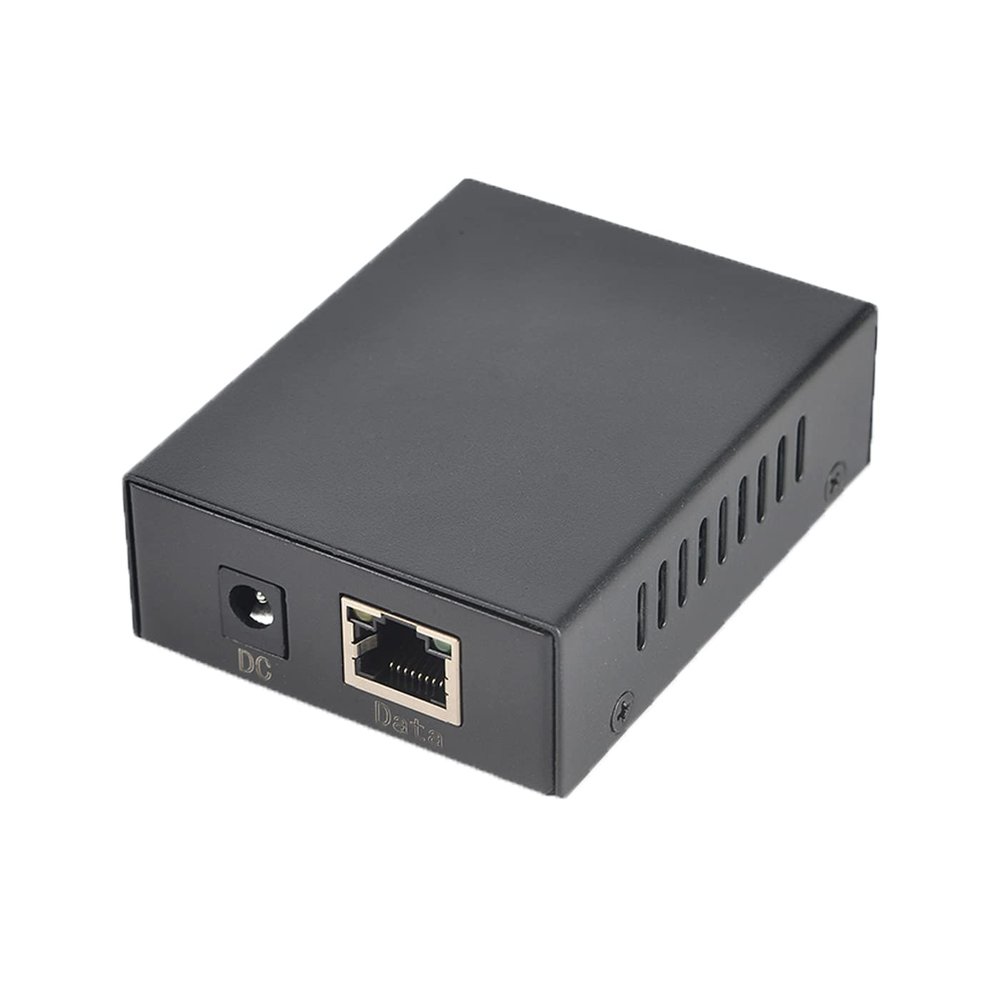 REVODATA Gigabit POE Splitter 5V 4A POE to 5.5x2.1mm DC and RJ45 Adapter Splitter IEEE 802.3af/at Standard Compliant 10,100,1000Mbps Power Over Ethernet Splitter Adapter for PTZ IP Cameras