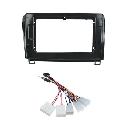 10.1'' Car Stereo Radio Fascia Frame Panel Trim with 16pin Power Harness fits for Toyota Tundra 2007-2013 Sequoia 2008-2018