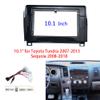 10.1'' Car Stereo Radio Fascia Frame Panel Trim with 16pin Power Harness fits for Toyota Tundra 2007-2013 Sequoia 2008-2018 view 2