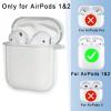 13in1 Clear AirPod Case Cover Accessories Set Kit, TPU Soft Silicone Protective Case for Apple AirPod 1st/2nd Generation Charging Case with Keychain Compatible with Apple AirPod 2 Case Transparent view 2