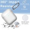 13in1 Clear AirPod Case Cover Accessories Set Kit, TPU Soft Silicone Protective Case for Apple AirPod 1st/2nd Generation Charging Case with Keychain Compatible with Apple AirPod 2 Case Transparent view 4