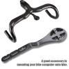 bikes Computer Stem Top hat Mount Holder , bikes Stem Top hat Computer Stopwatch Mount Holder , bikes Computer Mount , with Adapter Wrenches longer Screw Pads for Garmin/Bryton view 4