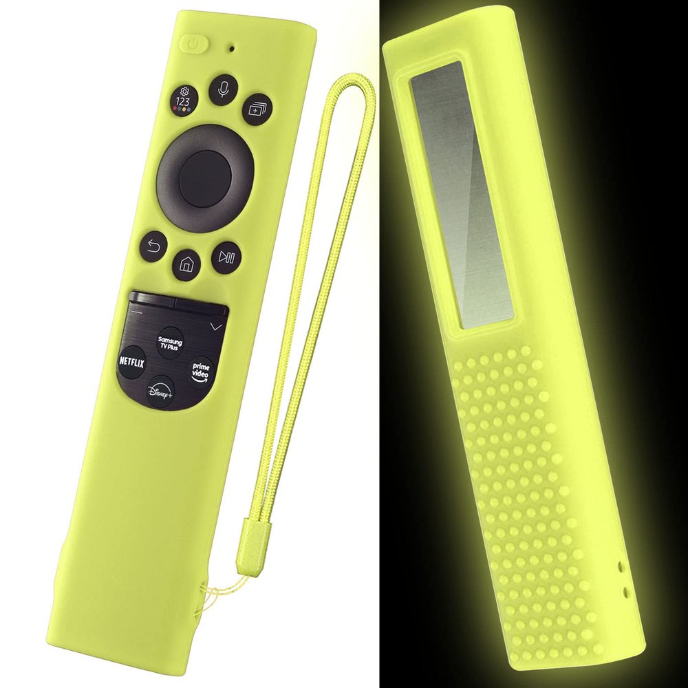 AKSHFETH Silicone Case for Samsung BN59-01385, BN59-01386, TM2280E Remote Control Glow Green