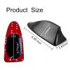 Ajxn Shark Antenna Fin Roof Aerial Base Radio Signal for Car SUV Truck Van Super Functional with Adhesive Tape Base 9 Carbon (Black) view 2