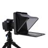 Dilwe Teleprompter with Remote Control, Foldable Portable Teleprompter with 49mm, 52mm, 58mm, 62mm, 67mm, 72mm, 77mm Adapter Ring for Smartphone Tablet SLR Camera view 1