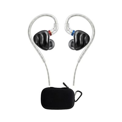 FiiO Dynamic Driver Hybrid Wired Earphones Bundle with Earphone Case for WF-SP800 and WF-XB700 True Wireless Earbuds Bundle (2 Items)