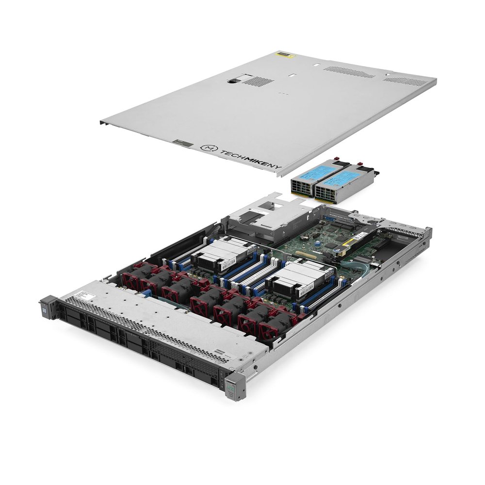 TechMikeNY Server 2X E5-2650v4 2.20Ghz 24-Core 256GB RAM File Hosting ProLiant DL360 G9 (Renewed)