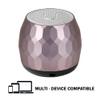 Fashionit U Speakers Micro Bluetooth Computer Speaker 2-Pack Bundle with Matching Speaker, Built-in Mic & Selfie Remote Control, for Workspace, Desktop, Laptop, Mobile, Tablet, PC - Glam Lilac view 2