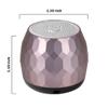 Fashionit U Speakers Micro Bluetooth Computer Speaker 2-Pack Bundle with Matching Speaker, Built-in Mic & Selfie Remote Control, for Workspace, Desktop, Laptop, Mobile, Tablet, PC - Glam Lilac view 3
