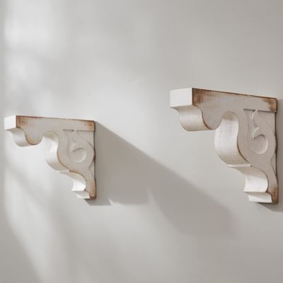 Park Designs Wood Corbel Set, Distressed