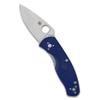 Spyderco Persistence Lightweight Folding Pocket Knife with 2.75 Inch CPM S35VN Steel Blade and Blue FRN Handle - PlainEdge - C136PBL view 1