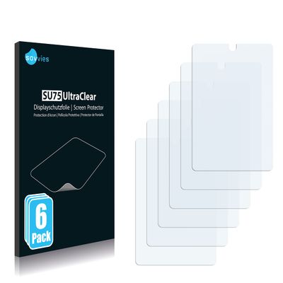 Bedifol 6X Savvies Ultra-Clear Screen Protector for Pax IM30, accurately Fitting - Simple Assembly - Residue-Free Removal