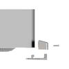Compulocks Mac Studio Ledge Lock Adapter with Combination Cable Lock - Secure Your Mac Studio with Durable Silver Locking Solution - Perfect for Home & Office Use view 3
