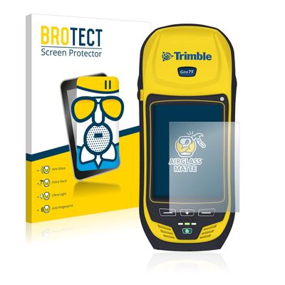 Bedifol BROTECT AirGlass Matte Glass Screen Protector for Trimble Geo 7X, Extra-Hard, Ultra-Light, Anti-Glare, Anti-Fingerprint
