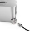 Compulocks Mac Studio Ledge Lock Adapter with Keyed Cable Lock - Secure Your Mac Studio with Durable Silver Locking Solution - Perfect for Home & Office Use view 2