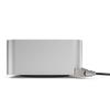 Compulocks Mac Studio Ledge Lock Adapter with Keyed Cable Lock - Secure Your Mac Studio with Durable Silver Locking Solution - Perfect for Home & Office Use view 3