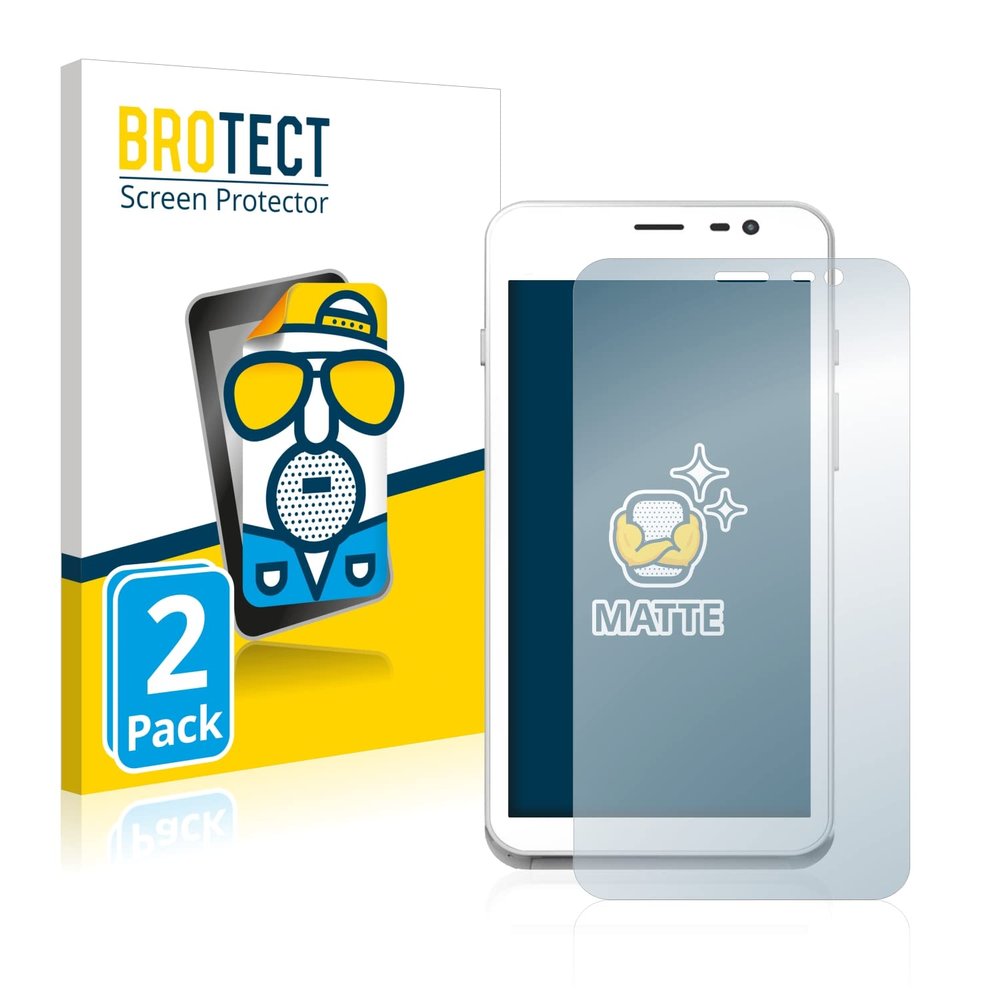 Bedifol 2X BROTECT Matte Screen Protector for Pax A77, Matte, Anti-Glare, Anti-Scratch