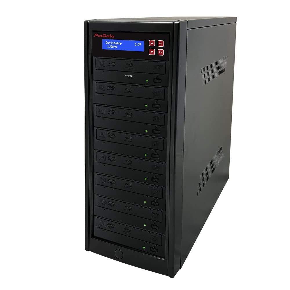 Piodata 1 to 7 Blu-ray BD M-Disc CD DVD Duplicator Copier Standalone Tower