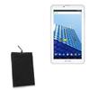 BoxWave Case Compatible with Archos Access 70 WiFi - Velvet Pouch, Soft Velour Fabric Bag Sleeve with Drawstring - Jet Black view 1