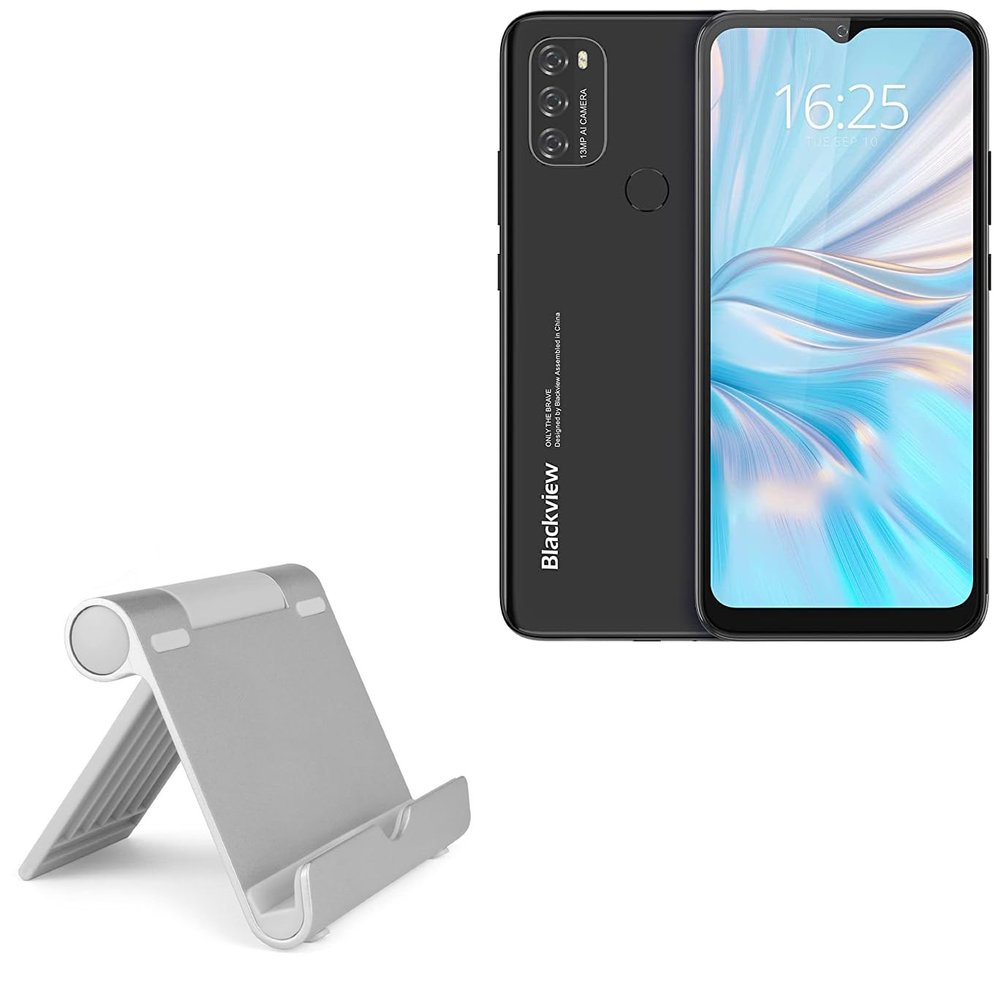 BoxWave Stand and Mount Compatible with Blackview A70 - VersaView Aluminum Stand, Portable, Multi Angle Viewing Sturdy