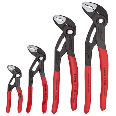 KNIPEX Tools 9K 00 80 143 US 4 Pc Cobra Pliers Set