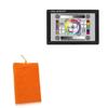 BoxWave Case Compatible with Avtec AVT-XFS070SDI - Velvet Pouch, Soft Velour Fabric Bag Sleeve with Drawstring - Bold Orange view 1