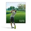 Elite Screens GolfSim DIY, 10'x10' Impact Projector Screen for Golf/Multi-Sport Simulation Screen with Metal Grommets. Folded Packing, DIY10X10-IPW1145-F view 1