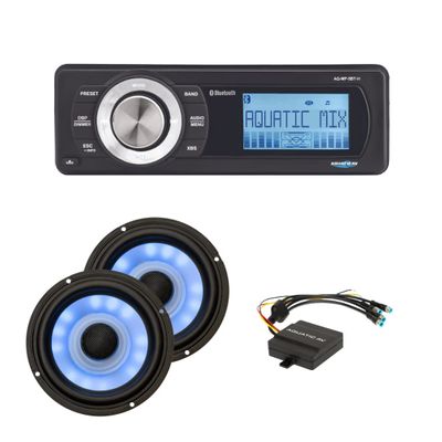 Aquatic AV Ultra RGB & Stereo Kit for Harley 1998-2013