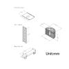 Aluminum Alloy Straight Arm Wall Mount, Device Monitor Stand with Storage Basket, Wall Mount for mindray IMEC view 2