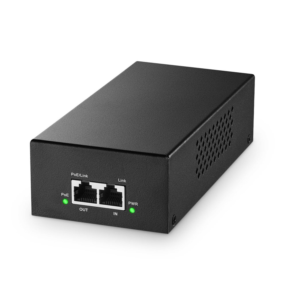 2.5 Gigabit PoE+ Injector 90W, 802.3af/at/bt Power Over Ethernet PoE Adapter, 100/1000/2500Mbps, Non-PoE to PoE Adapter, Plug & Play, Distance Up to 100 Meters (328 ft.)