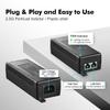 2.5 Gigabit PoE+ Injector 60W, YuLinca PoE Adapter Compliant with 802.3af/at/bt, 100/1000/2500Mbps, Plug & Play, Distance Up to 100 Meters (328 ft.) view 3