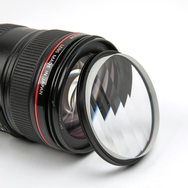 Camera Lens Filters, Special Effects Filters, Photography Camera Foreground Blur Half Edge Linear Prism Filter SLR Accessories