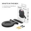 Aokicase Compatible with Google Home Mini Holder Wall Mount Stand Holder Accessories with Integrated Cable Management, Speaker Accessories Rack (Google Home Mini, Black) 1 Piece view 2