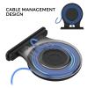 Aokicase Compatible with Google Home Mini Holder Wall Mount Stand Holder Accessories with Integrated Cable Management, Speaker Accessories Rack (Google Home Mini, Black) 1 Piece view 3