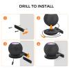 Aokicase Compatible with Google Home Mini Holder Wall Mount Stand Holder Accessories with Integrated Cable Management, Speaker Accessories Rack (Google Home Mini, Black) 1 Piece view 4