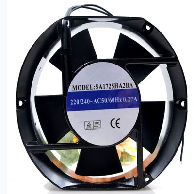 for SA1725HA2BA 220/240V 0.27A 34/36W 2600/2700RPM 190/235CFM 172X150X51MM 2-Wire Cooling Fan