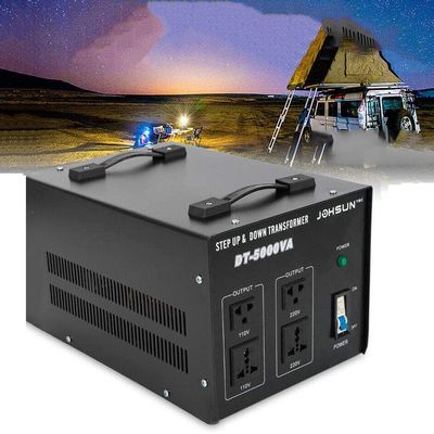 5000W Voltage Converter Transformer Adapter - 110V/220V Power Converter Step Up/Down Circuit Breaker Protection CE Certified Perfect Voltage Transformer Power Converter