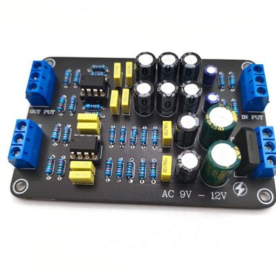 JINGERL 160Hz 2 Way Electronic Active Crossover NE5532 PreAMP Frequency Divider