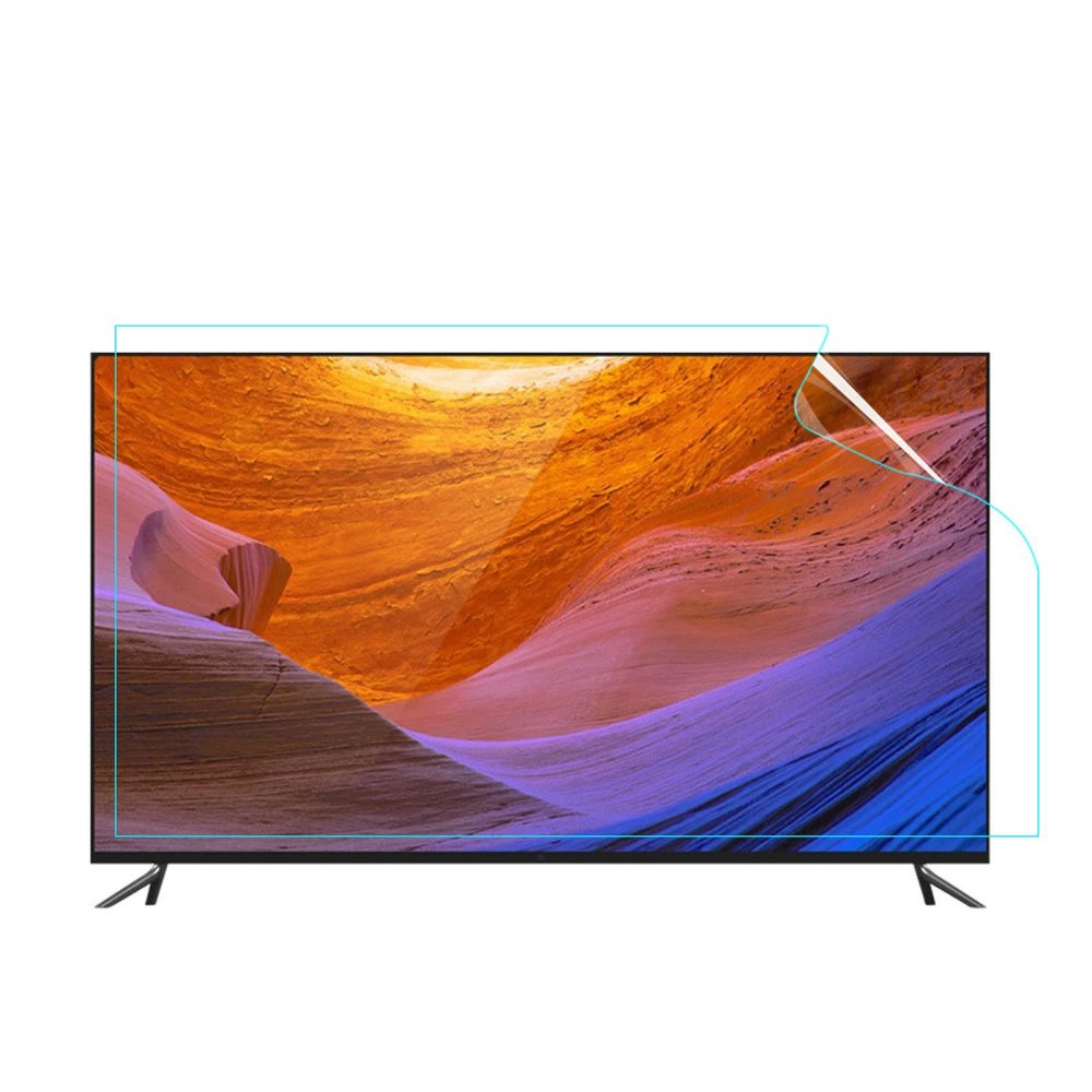 Anti-Blue Light TV Screen Protector/Anti-UV/Anti Glare Blocking Eye Protection Filter Film for 32-75 inch TCL/Samsung/Toshiba/Sony/LG/Hisense/Clear / 58 Inches 1269x721mm
