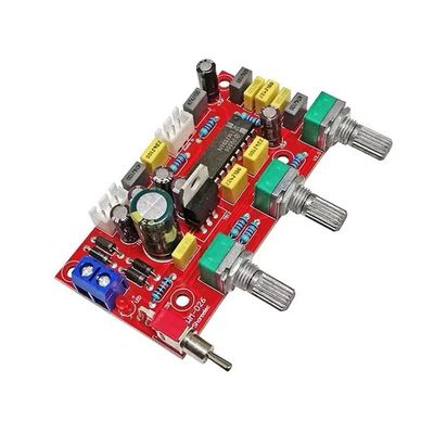 JINGERL LM1036 OP-AMP HIFI Pre Amplifier Preamplifier Volume Tone Treble Bass Loudness Control Board Preamp